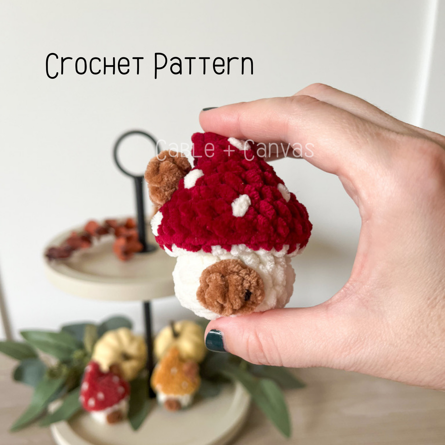 Itty Bitty Mushie House Pop Crochet Pattern