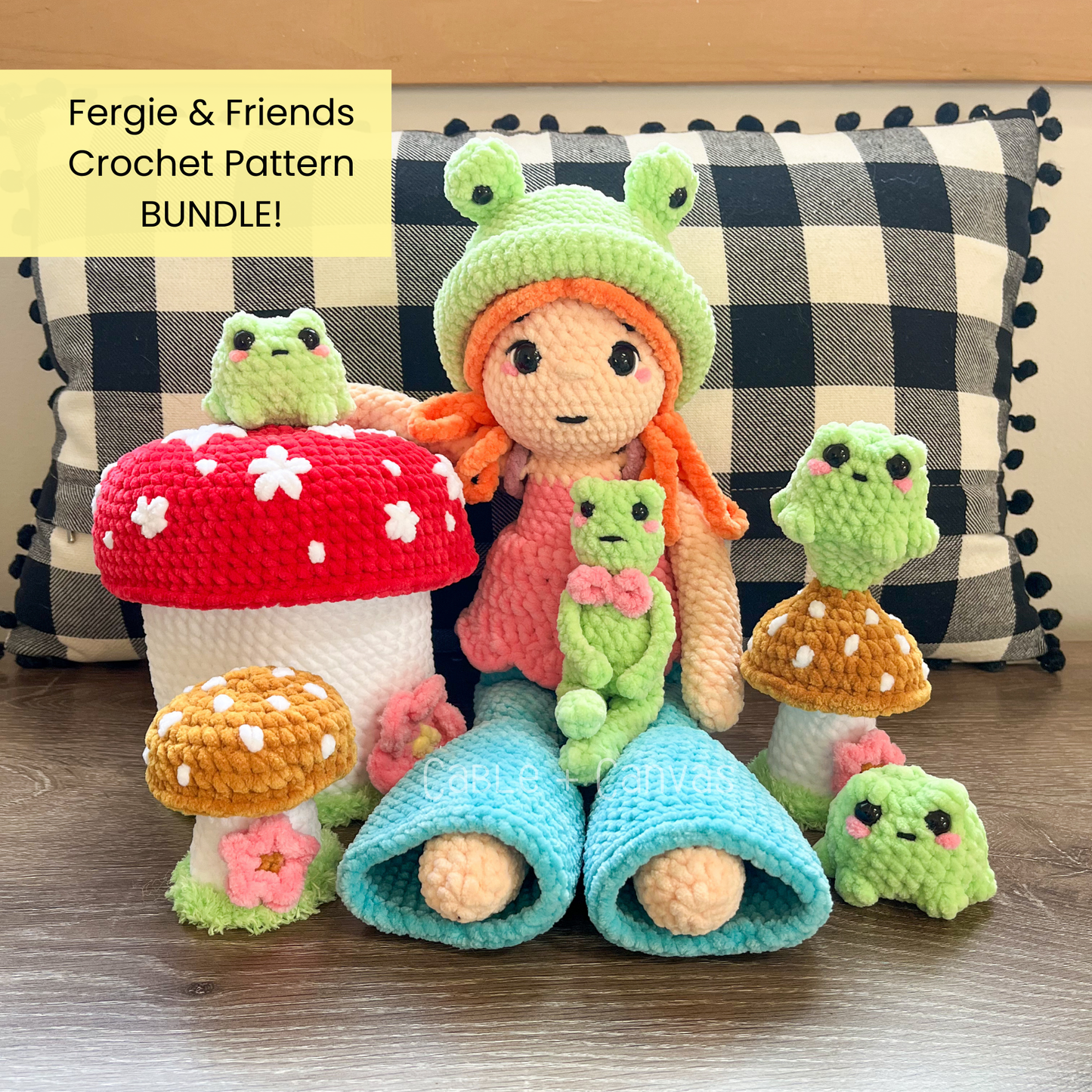 Fergie & Friends Crochet Pattern Bundle