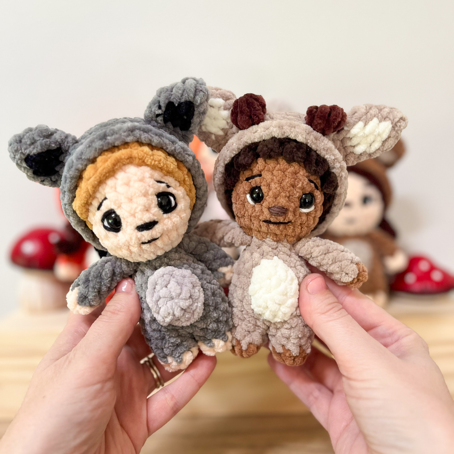 Crochet Digital Pattern - The Critter Crew of Whimsy Woods