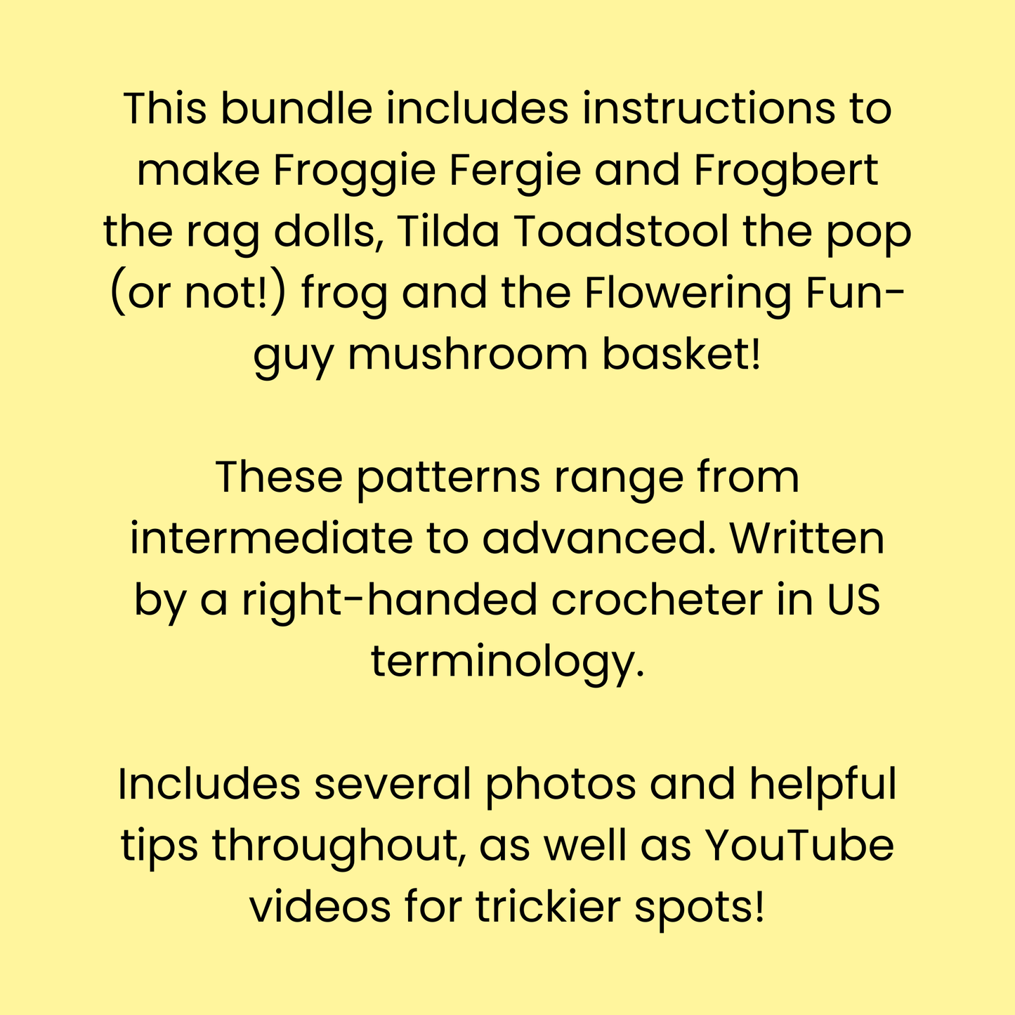 Fergie & Friends Crochet Pattern Bundle