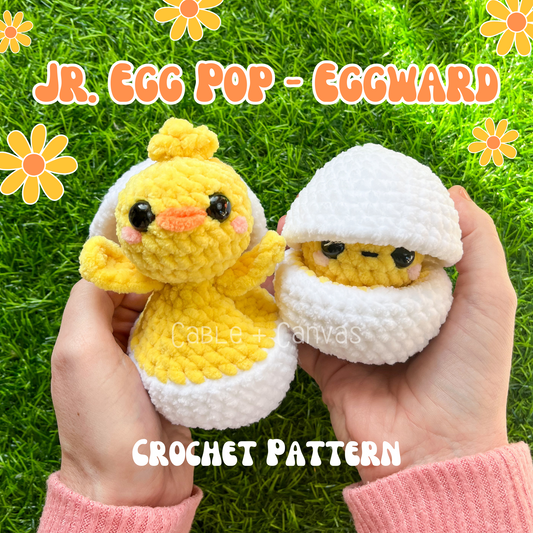 Eggward, Jr Egg Pop Crochet Pattern