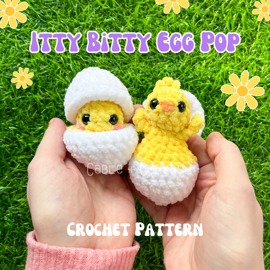 Itty Bitty Egg Pops Crochet Pattern