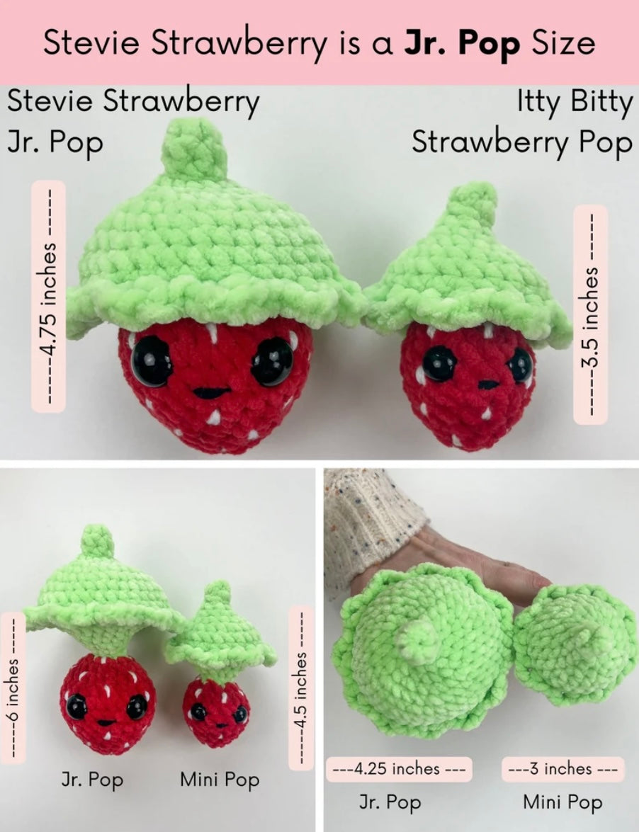 Strawberry Pops Crochet Pattern BUNDLE