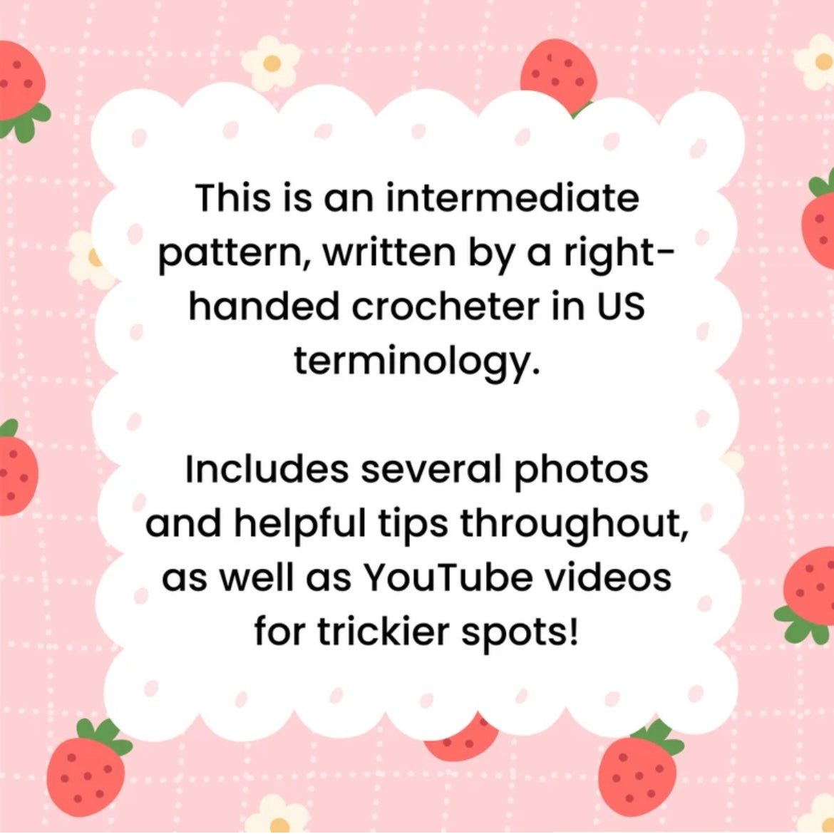 Itty Bitty Strawberry Pops Crochet Pattern